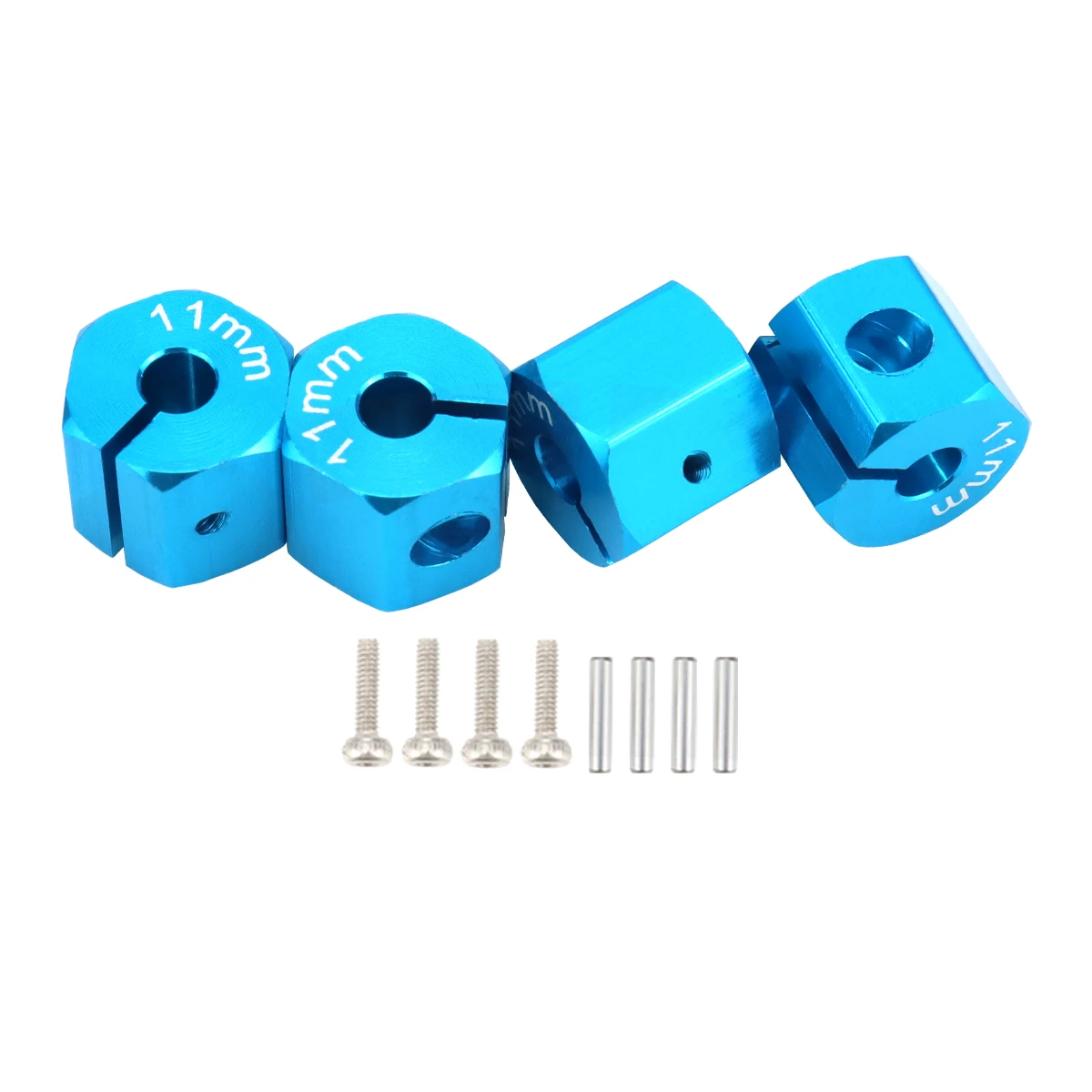 Aluminium 5/6/7/8/9/10/11/12 mm Adapter Sechskant 12 mm Antriebsnabe mit Stiftschrauben für RC Auto Track Truck HSP HPI Tamiya Traxxas Slash