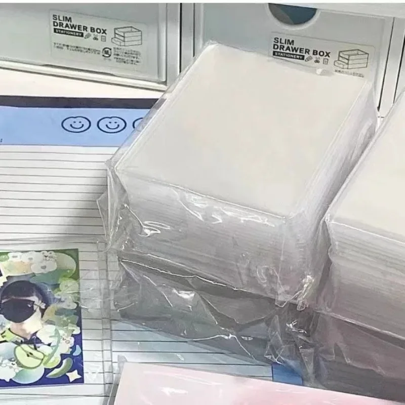 PVC Clear Plastic Card Sleeves Game Trading Card Holder Protective Card Jackets Collectible Cards Storage Case for Game Cards