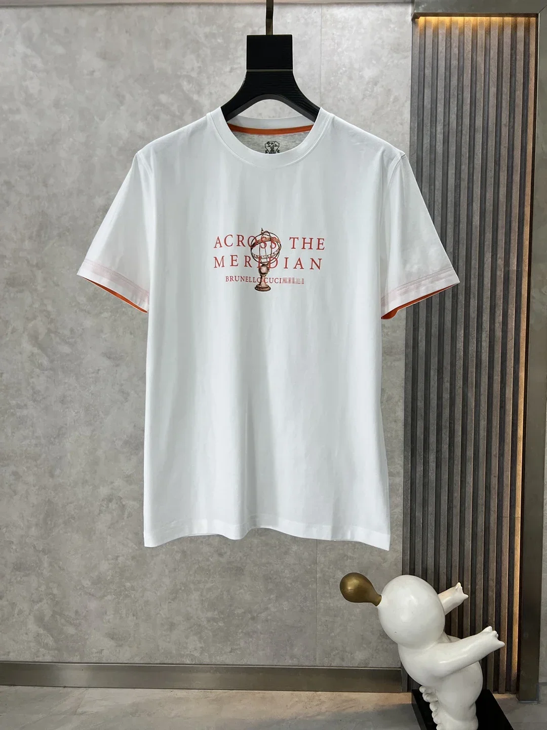 BLLI T-Shirt men cotton 2024 summer New ventilate Solid Color Casual Appear Thin Sleeve Decoration Old Money Popular classics