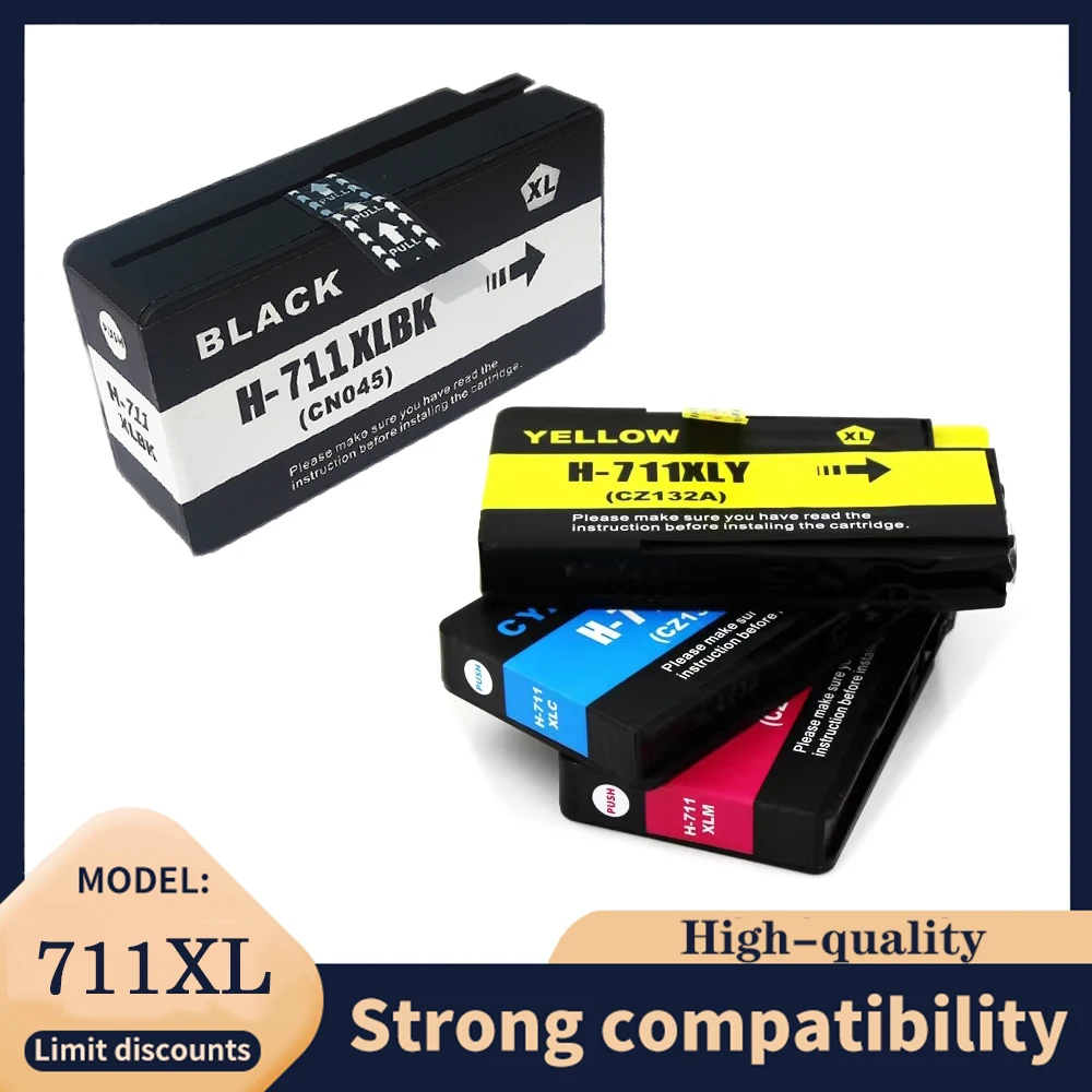 

Совместимый картридж для HP 711 711XL, сменный картридж для HP 711, для струйного принтера HP DesignJet T120 T520
