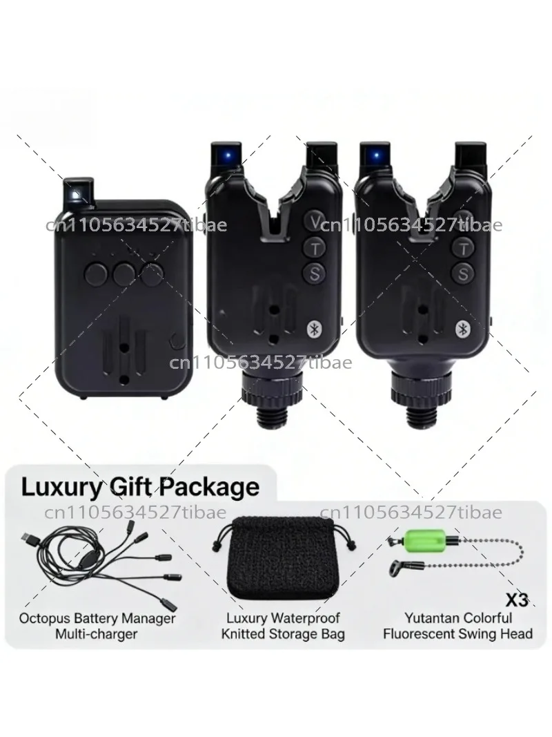 Wireless Waterproof IP66 European Fishing Bell with Electronic Alarm for Carp and Library Use