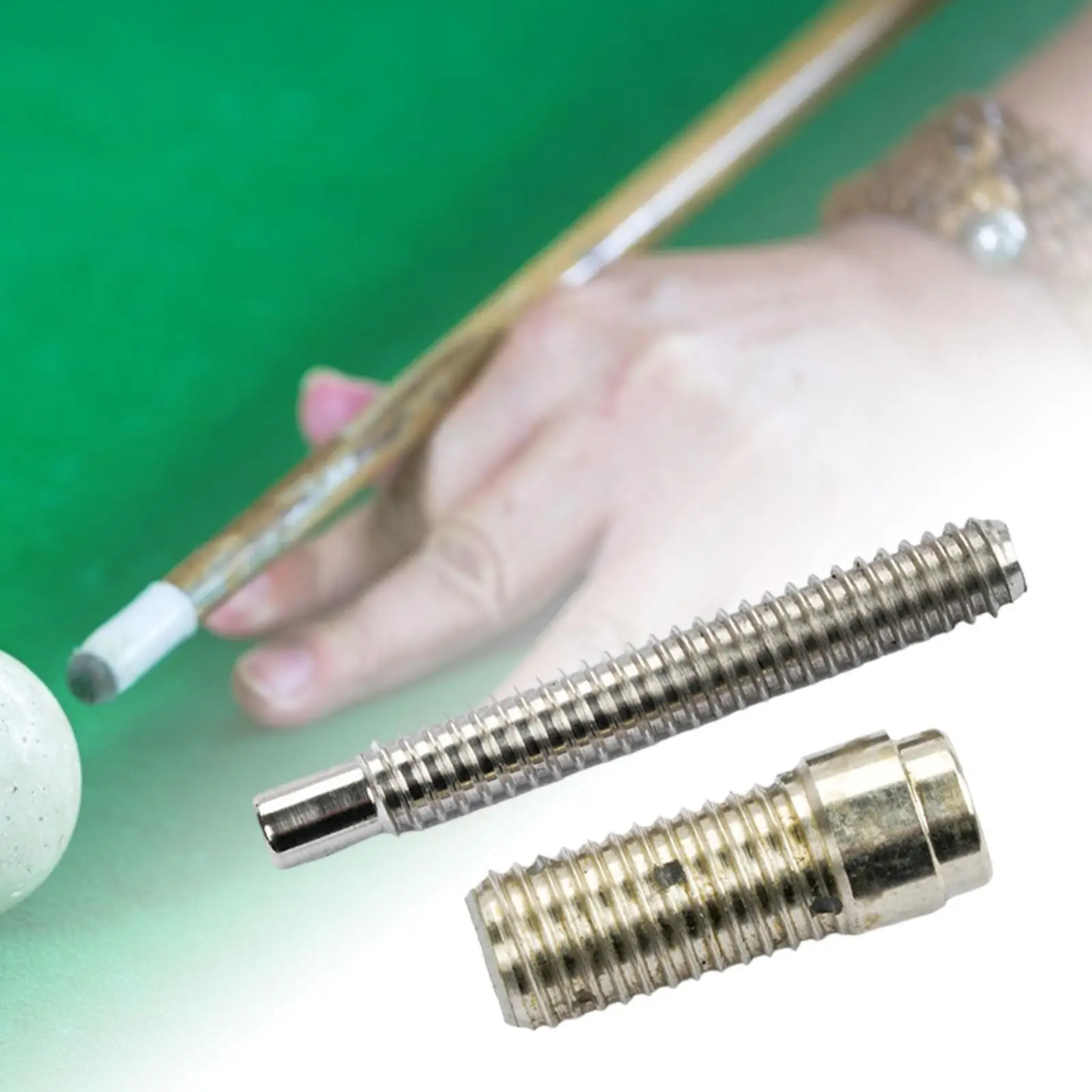 

2 штуки: Быстросъемные соединительные втулки для бильярдных киев, 14-мм, премиум-класса, из нержавеющей стали, аксессуары для бильярда, винты для бильярдных киев