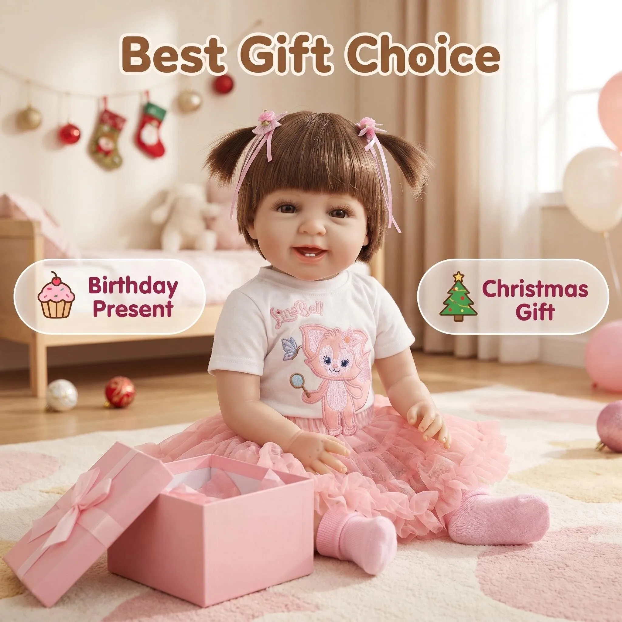 NPK 22inch Reborn Baby Doll fo - Kids Toys Clearance 评论和价格