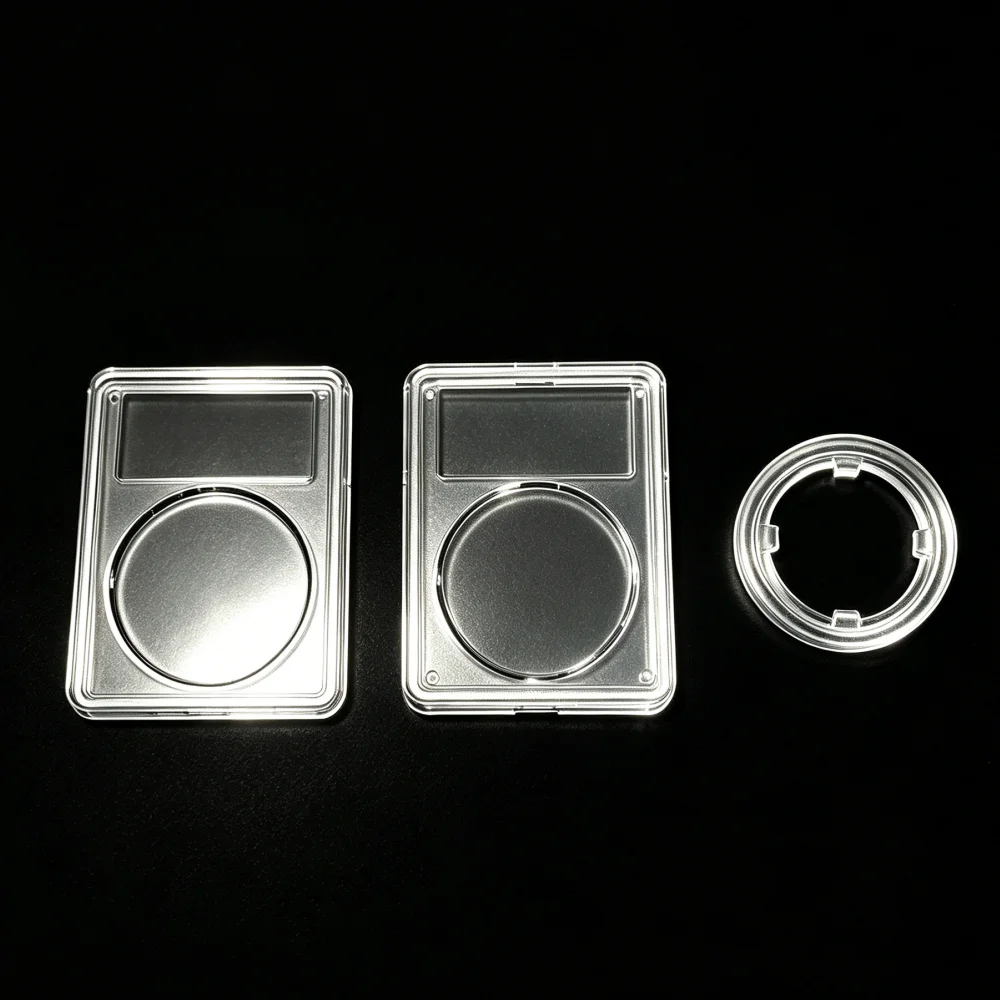 10Pcs Clear Coin Storage Holder Fixed Inner Ring Commemorative Coin Collection Protective Case Empty Coin Display Matte Slab Box