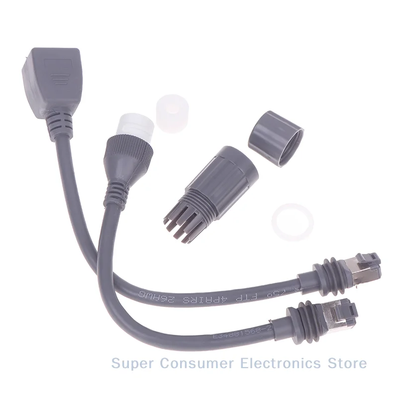 RJ45 schotelrouter converterkabel voor Starlink satelliet, rechthoekige verlengadapter Gen 3