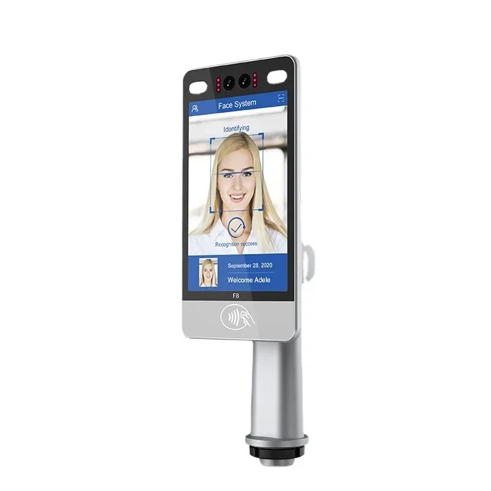 IP66 8-inch Camera android biometric time attendance machine face recognition terminal