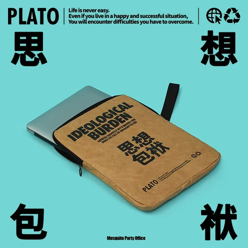 خمر كرافت حقائب الكمبيوتر المحمول مقاوم للماء دوبونت ورقة باد ماك بوك 11/13/16 بوصة حقيبة لابتوب حقيبة حاسوب الأعمال للسفر ركاب #2