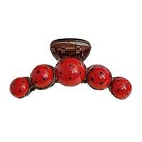 Unique Ladybird Shaped Large Hair Claw Clip Hair Jaw Clip Ladybird Hair Catch Barrettes Hair Adornment Hair Ornaments