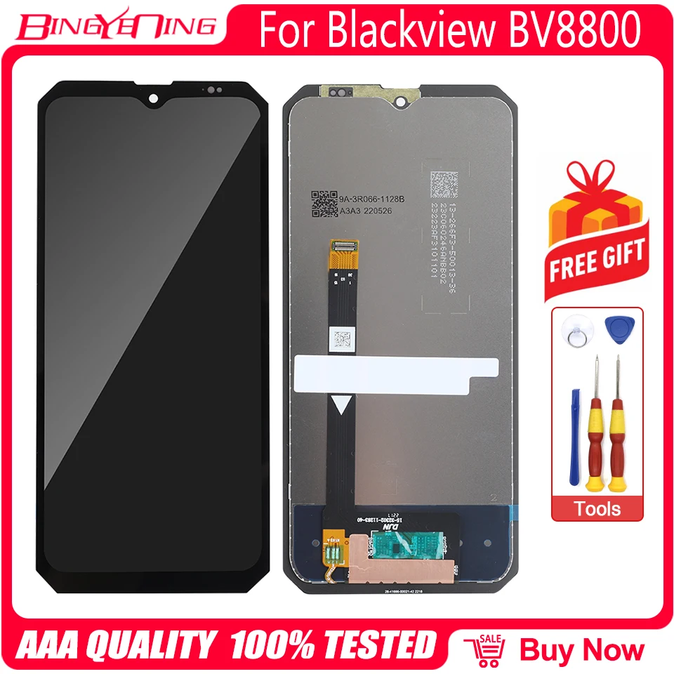 6.58 Inch Original New For Blackview BV8800 Touch Screen + 2400x1080 BL8800 Pro LCD Display Digitizer Assembly