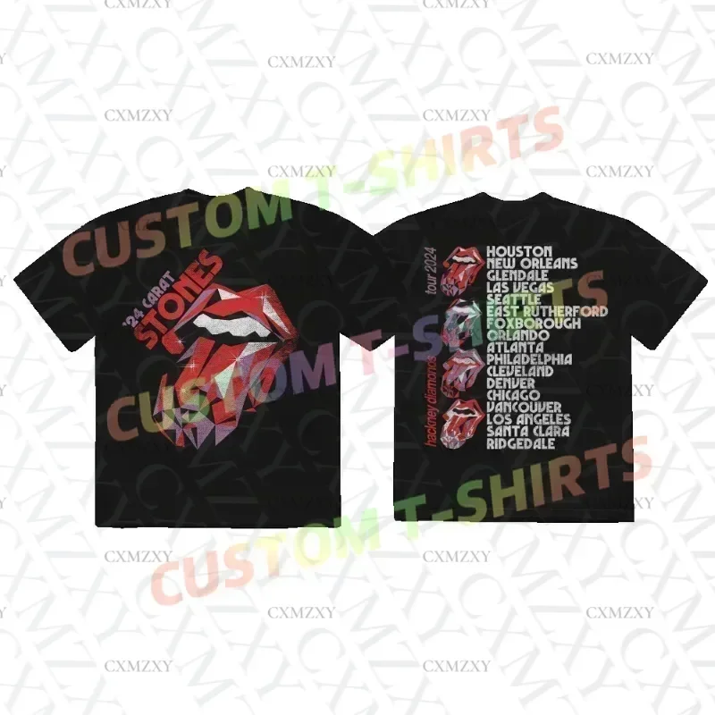 

2025 new The Rolling Stones T Shirt OFFICIAL Tour 78 Rock Licensed Tee Black New