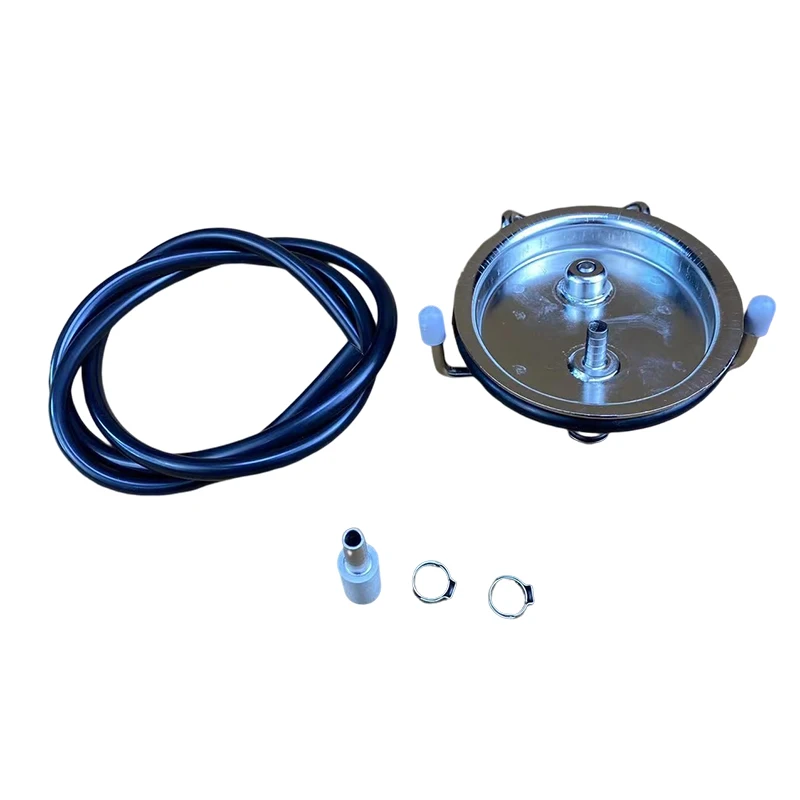 Carbonation lid,Soda Keg Lid w/Carbonation Set With 1meter Tube and  0.5 Micron Oxygen Stone