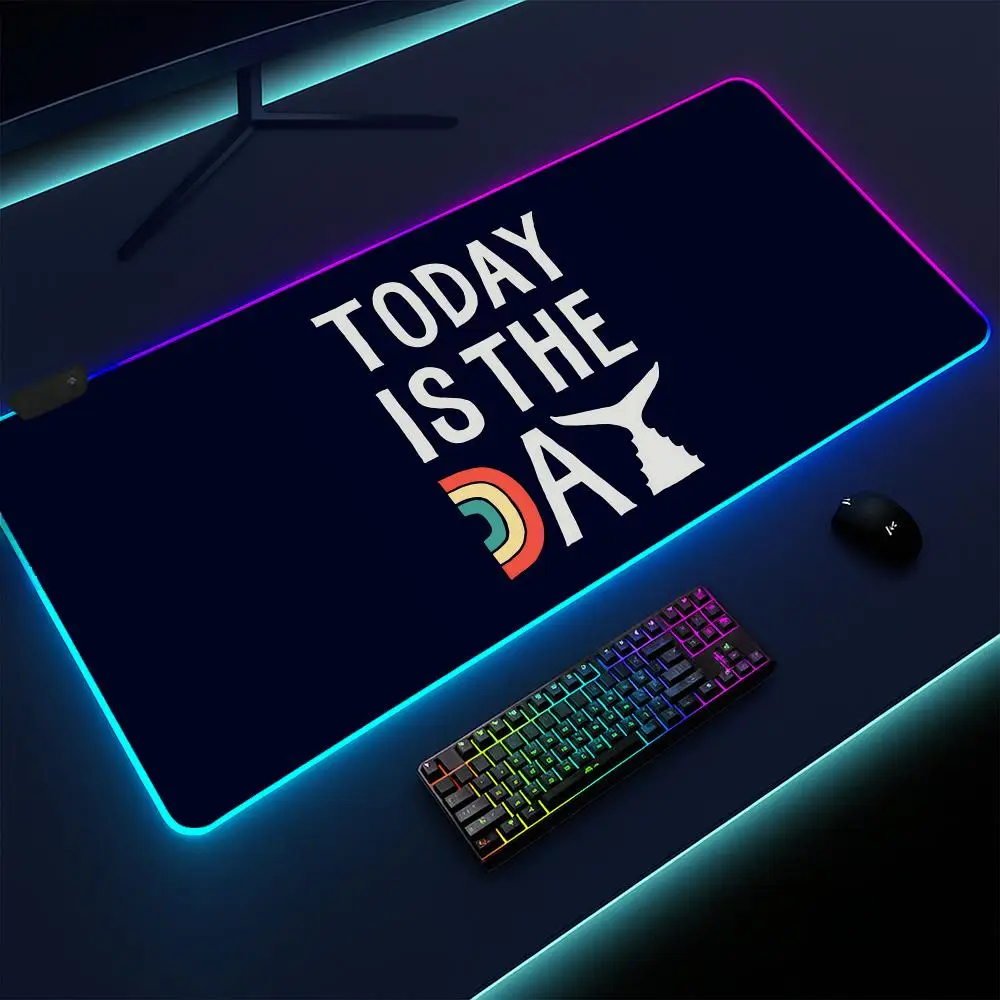 

Super S-HIMANO Mouse Pad Gaming mat, LED lighted, non-slip base, waterproof, large deskpad, soft surface
