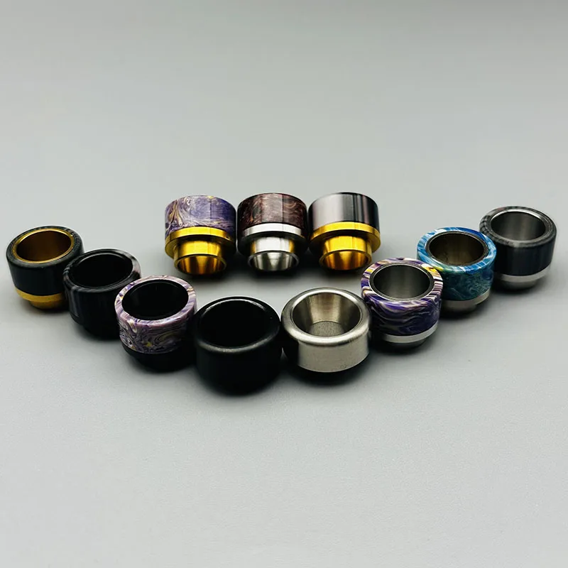 

Vape 810, капельный наконечник, нержавеющая сталь + смола, внутренний диаметр 11,0 мм для Dead Rabbit/Kylin/Zeus RTA Tank, распылитель, аксессуары для vape