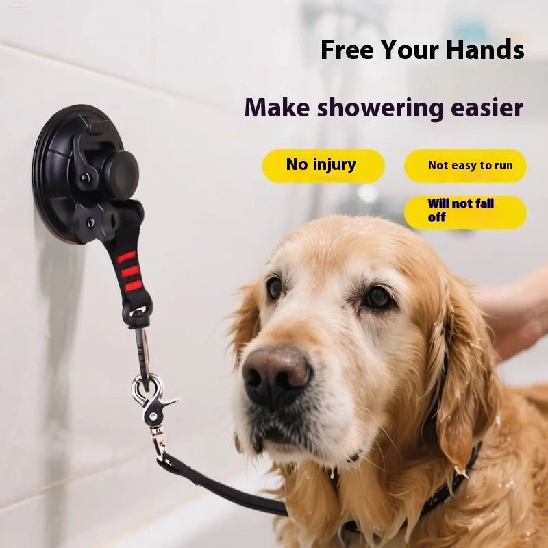 Dog Cat Bath Grooming Restraint Leash Suction Cup Holder Secure Tie Pet Bathing Fixation Table Durable Safety Tool125