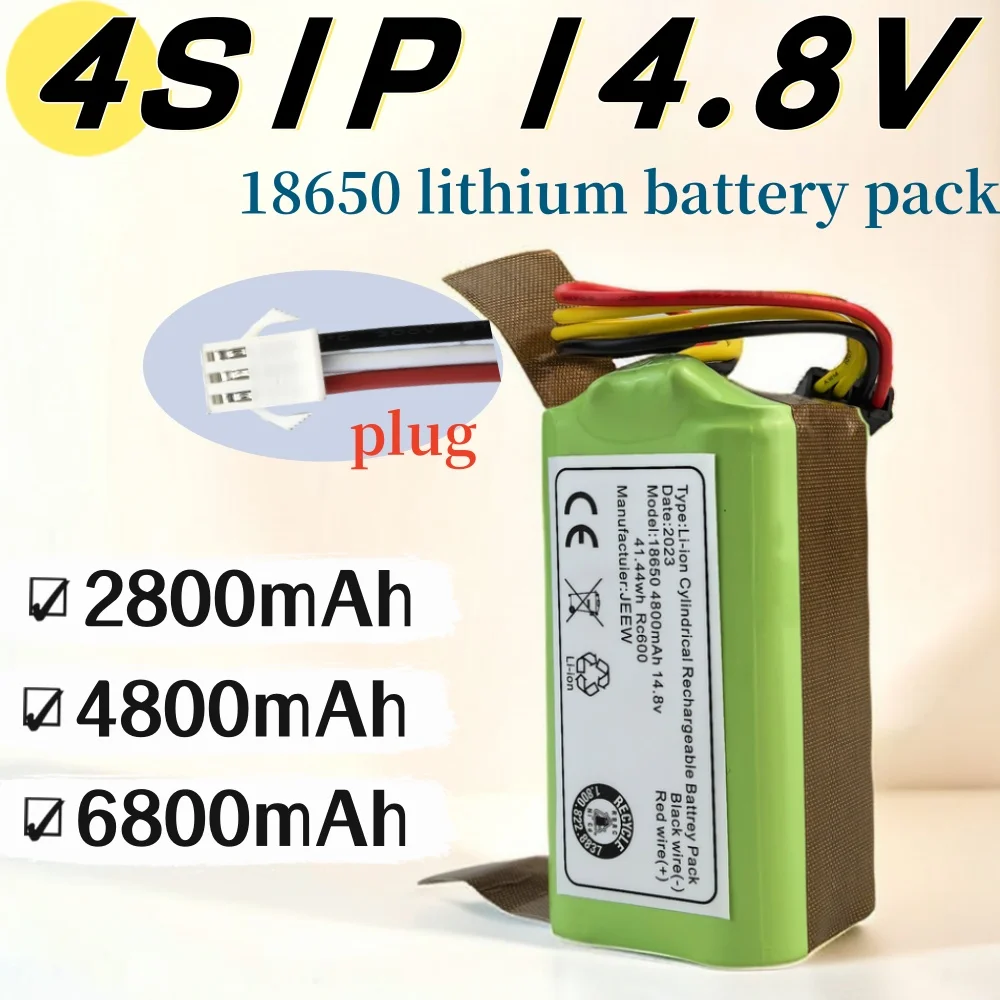 

4S1P 14.8V 2800/4800/6800mAh Lithium-ion Battery , For Sweeping Machine Replacement Battery