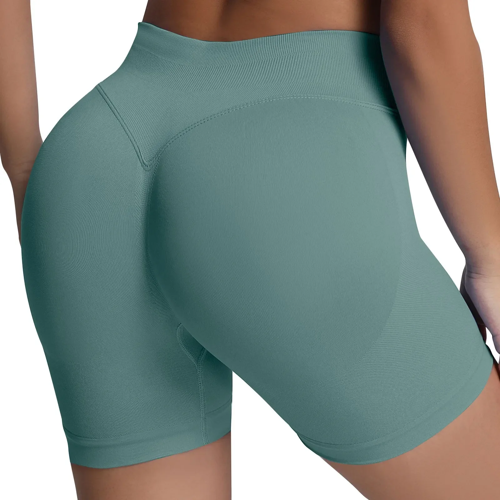 

New Shorts Women Scrunch Bum Gym Shorts Low Waist Seamless Yoga Shorts Workout Biker Short Stretch Fitness Short Yoga Clothing