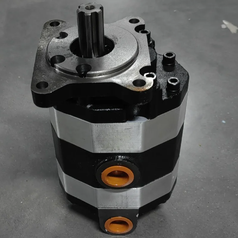 Hydraulic dual gear pump 2CB-FC-16 20 25 40 32 50 63 Crane oil pump assembly triple pump