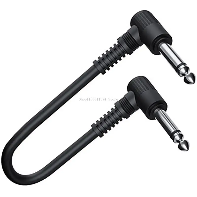 

3pcs Guitar Patches Cable Guitar Effect Pedal Cables Right-Angle Mono Cable