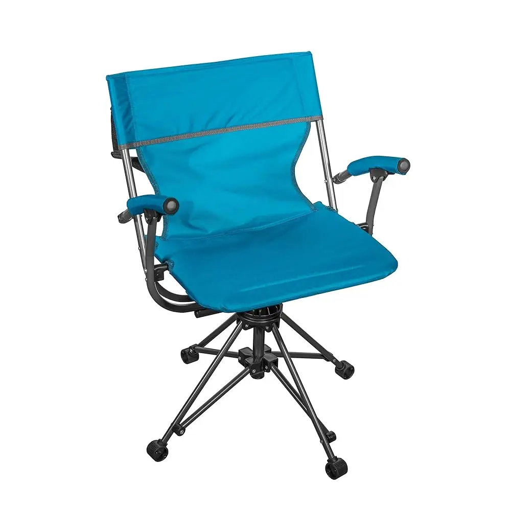 

Outdoor 360 Degree Portable Lawn Swivel Camping Chair W/Arms, Perfect For Camping, Sporting Events, Outdoor Games, Cookouts,