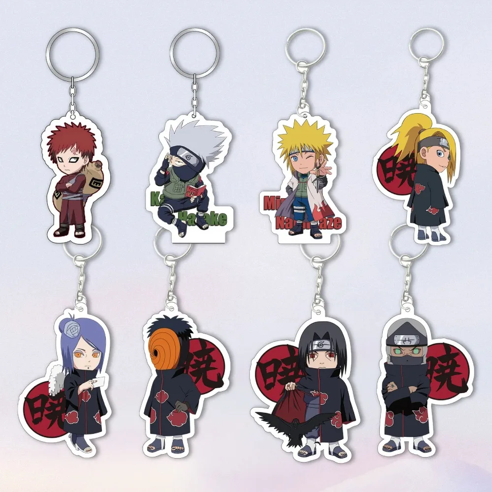 

Diy Наруто Хатаке Какаши аниме периферийные устройства фигурка на заказ акриловый брелок креативный тренд ювелирные изделия подвеска на рюкзак праздничные подарки