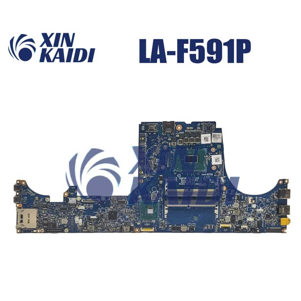 LA-F591P Notebook Motherboard For Dell Precision 7530 Laptop Mainboard CN-02NRRM 2NRRM with E-2176 E-2186 I5 8th CPU