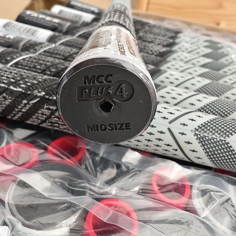 رمادي 10 قطعة/13 قطعة قياسية بالإضافة إلى 4 قبضة جولف مطاطية متوسطة الحجم غزل القطن مقابض نادي الجولف الحديد والخشب العالمي #4