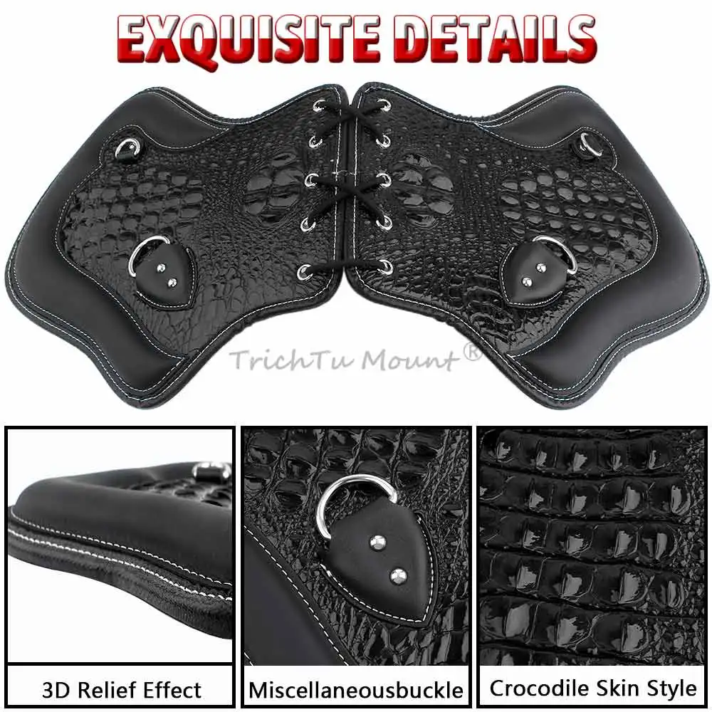 Motorcycle Saddle Heat Shield Deflectors Engine Cover For Harley Touring Street Road Glide Softail Fat Boy Dyna Sportster XL883