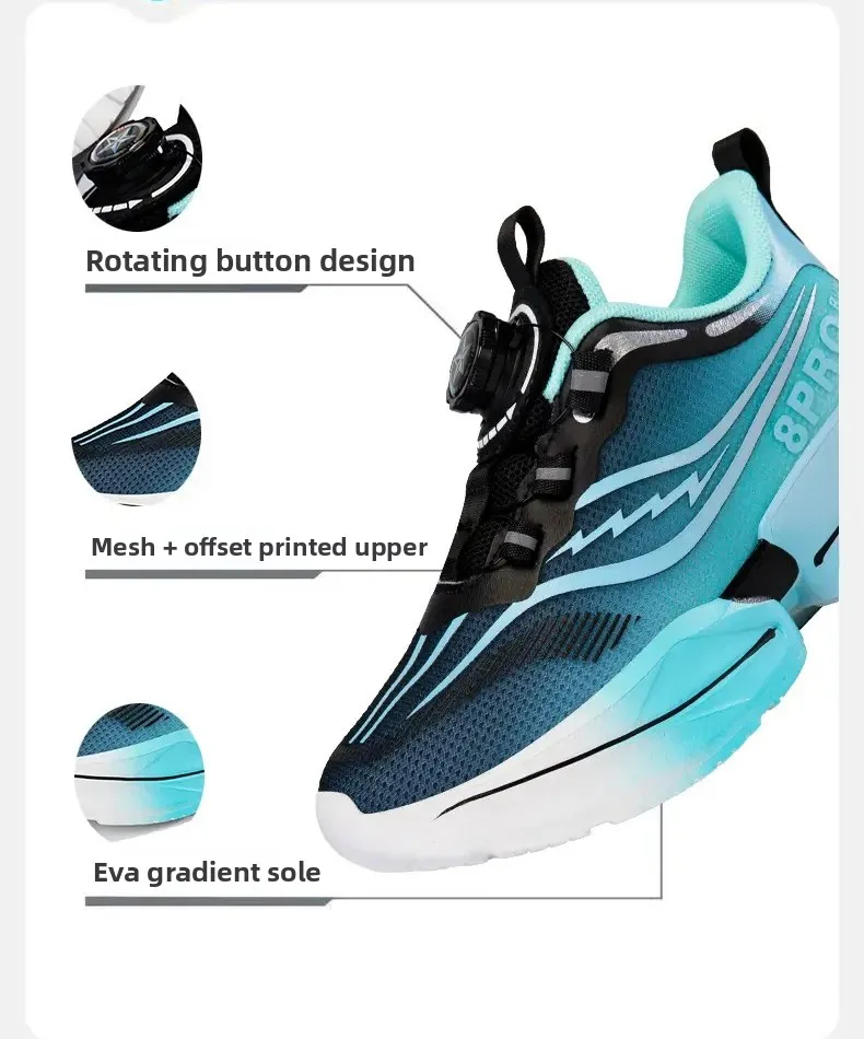 أحذية رياضية للأطفال من فور سيزون، عالية الجودة، خفيفة للغاية ومضادة للانزلاق، أحذية تدريب مريحة للفتيات والأولاد للمشي في الهواء الطلق