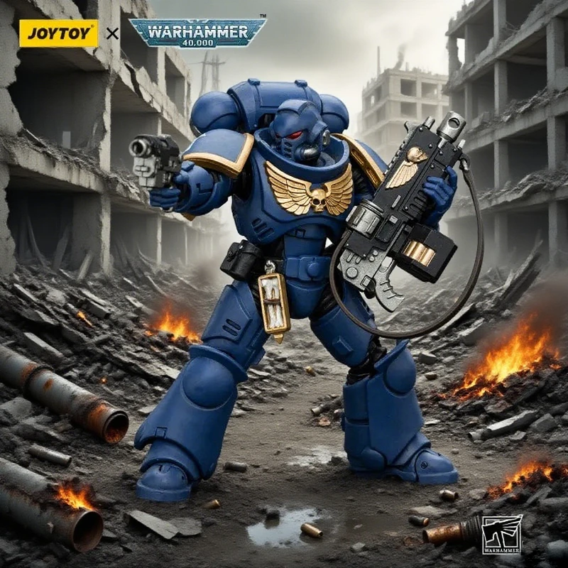 

Warhammer 40K Ultramarines Intercessors 1/18 фигурки с шарнирными шарнирами аниме военная коллекция модель игрушки подарки