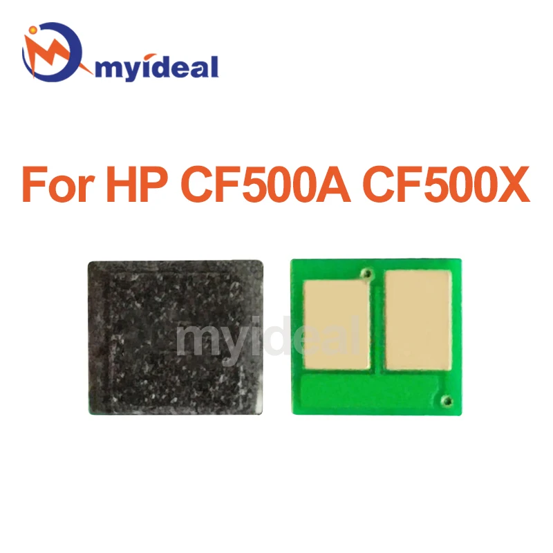 4 Uds CF500A CF500X Chip de tóner para HP Color Laserjet M254dw M254nw M281FDN M281FDW M280NW 202A 202X cartucho de reinicio de impresora