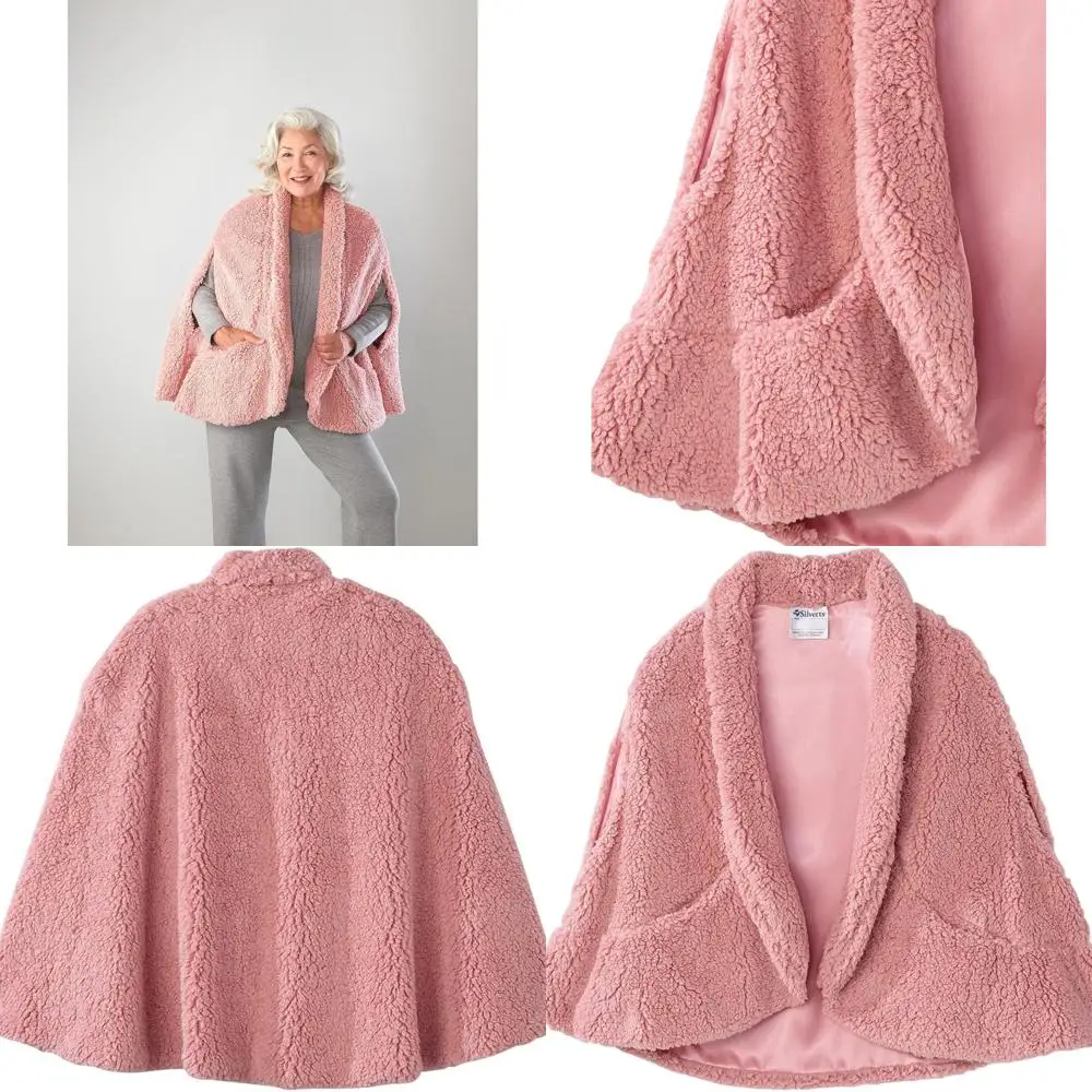 

Роскошная плюшевая женская шаль