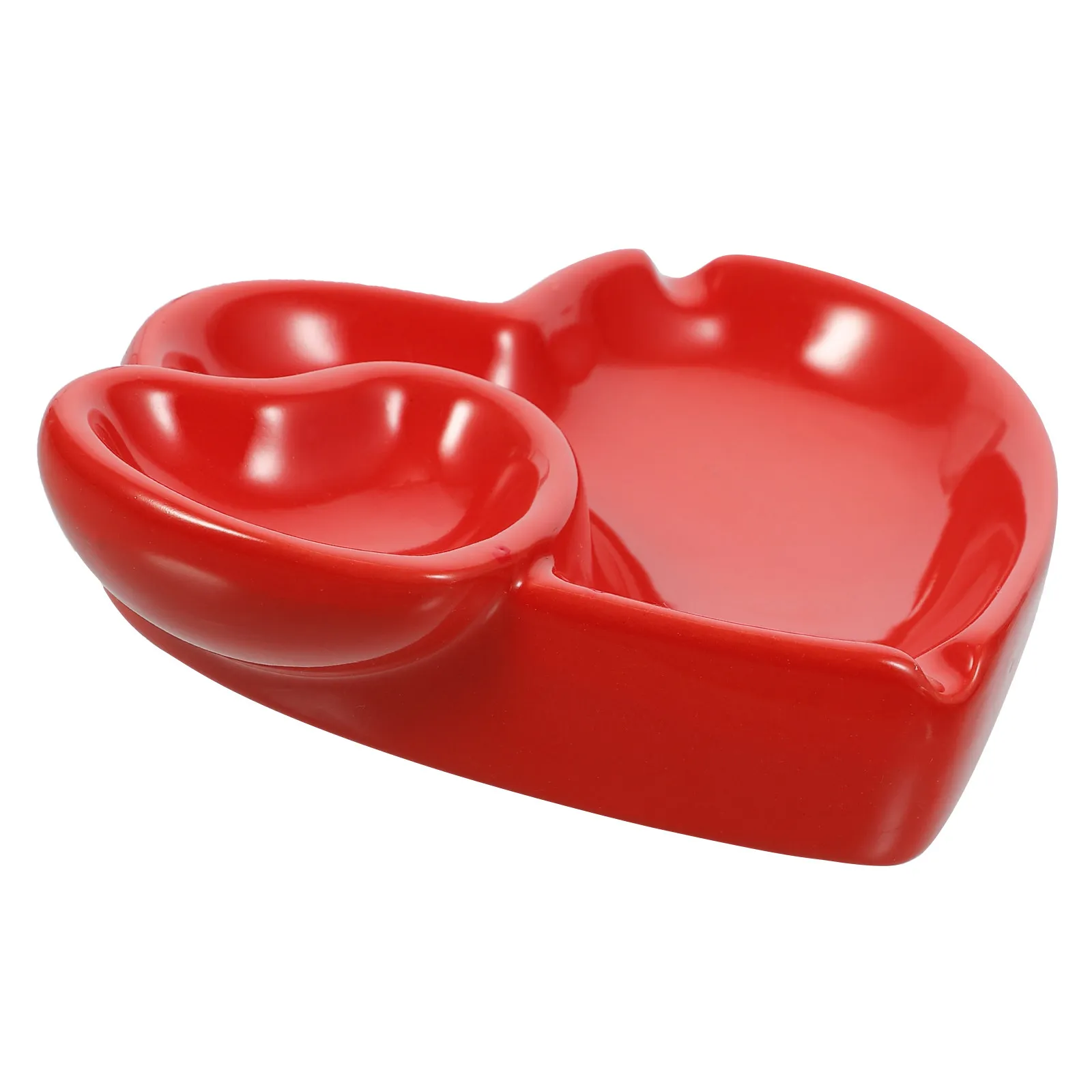 

Home Decor Valentines Desktop Decorations Love Heart Tray Shaped Accessories Smoke