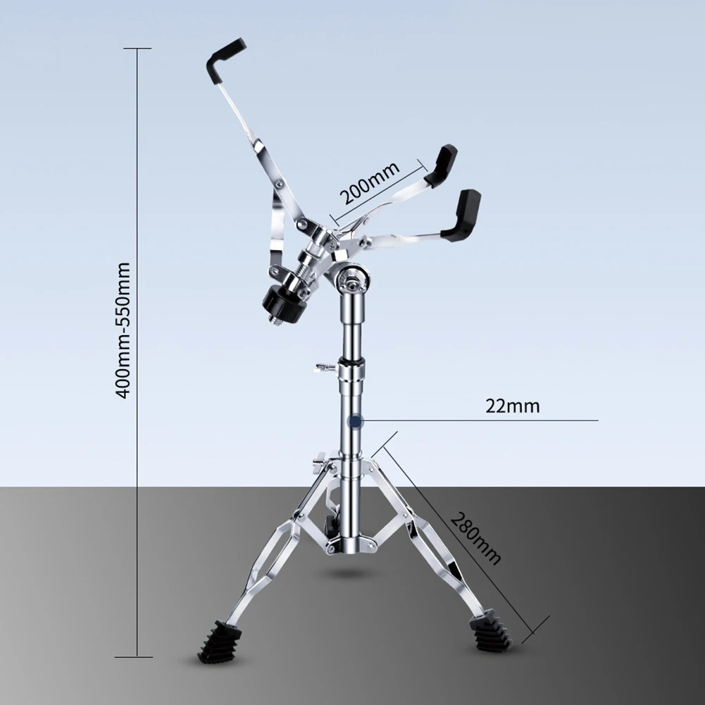 Snare Drum Stand,Concert Snare Drum Stands Adjustable Snare Stand Double Braced for 8inch-14inch Drums,Steel Tongue Drum