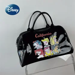 Disney Princess New Women's Portable Travel Handbag Luxury Brand Fashion Women's Travel Bag Cartoon Cute Handbag Large Capacity