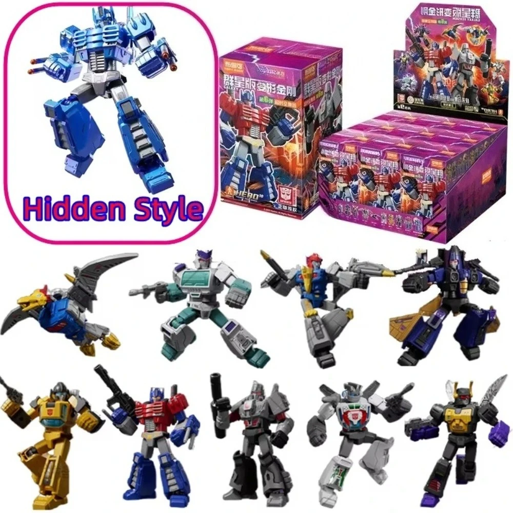 บล็อกกี้ ทรานส์ฟอร์เมชั่น ออพติมัส ไพรม์ ช็อคเวฟ ซาวด์เวฟ บัมเบิลบี ฮอต ร็อด ฟิกเกอร์โมเดล บลายด์บ็อกซ์ ตัวต่อบล็อก ของขวัญสำหรับเด็ก