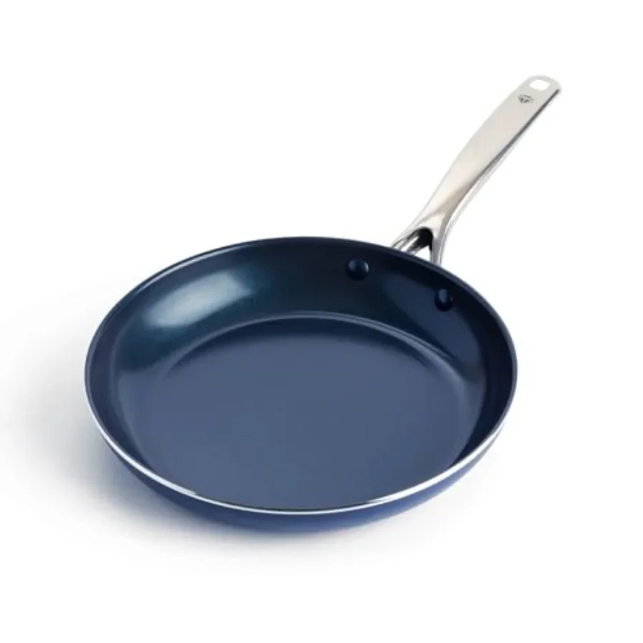 

Nonstick, Diamond Infused PFAS and PTFE-Free Ceramic Pot, Dishwasher and Oven Safe, Stay Cool Handle, Durable Non Toxic Metal U
