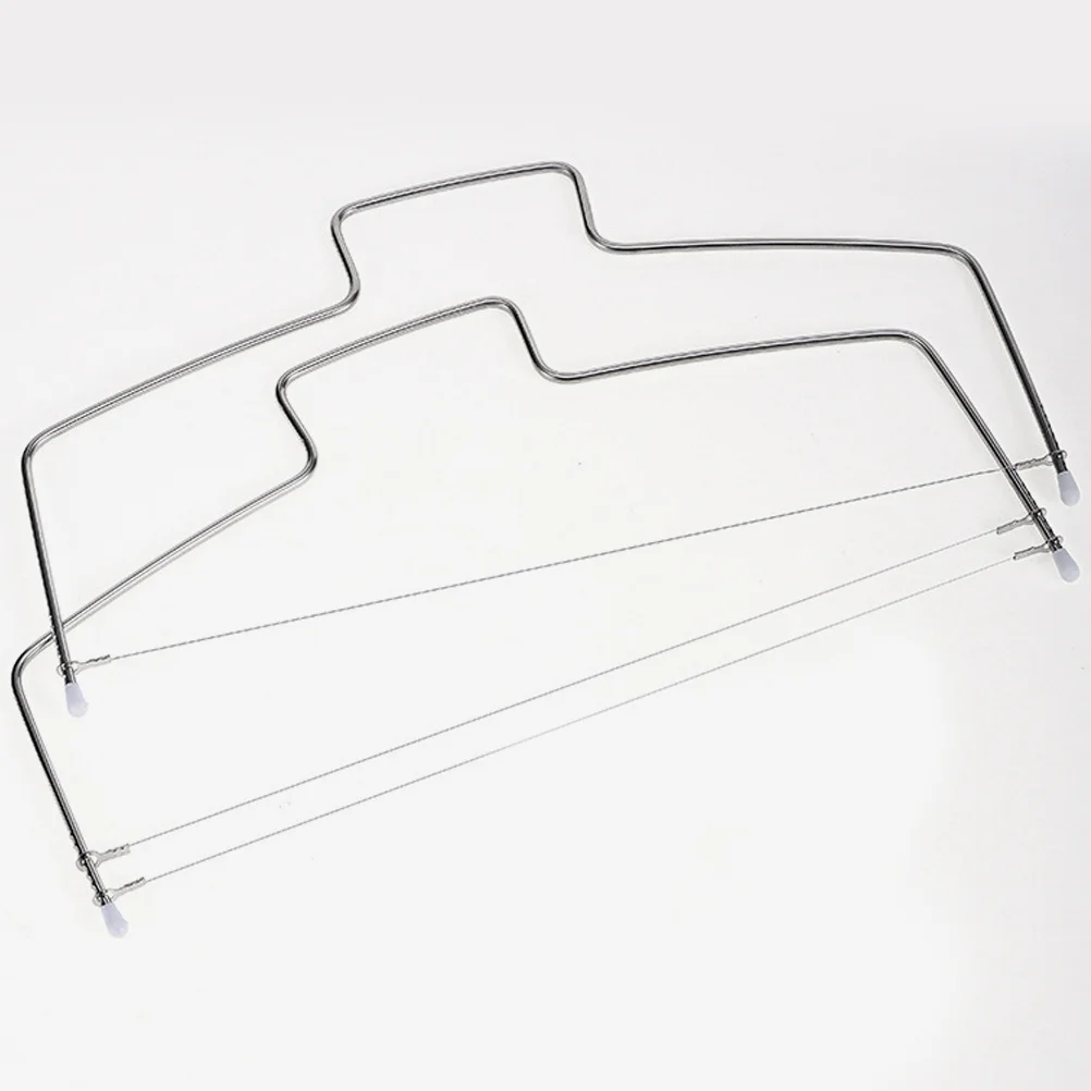 

10Pcs Stainless Steel Cake Cutting Wire Slicer Baking Accessories Cheese Cutter Cake Layer Cutter