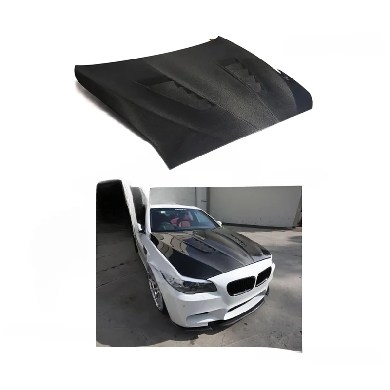 

For BMW F10 5 Series: Customized Carbon Fiber Engine Hood Upgrade Perfect Fitment Replacement