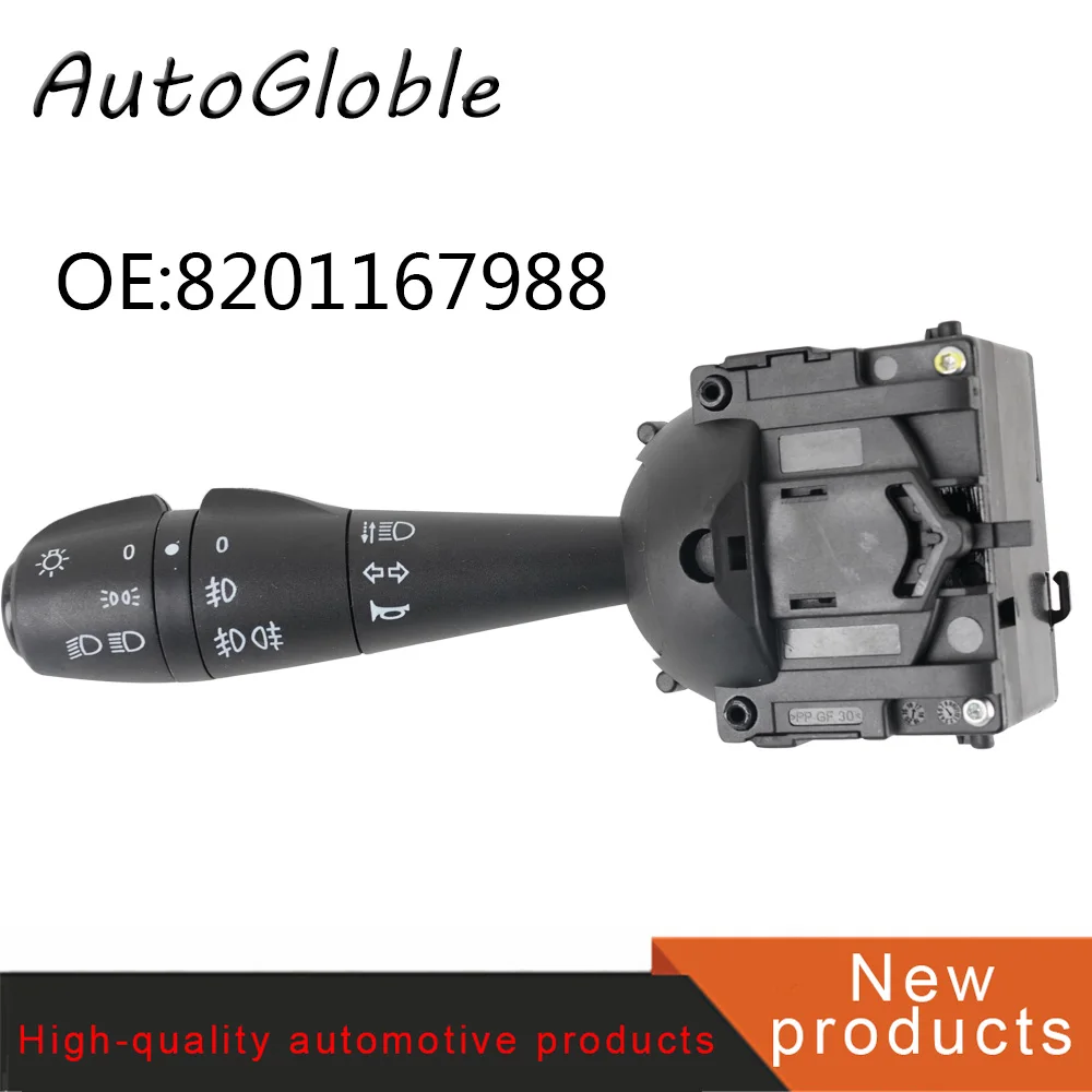 For Renault Dacia Logan Lodgy Sandero Dorker Car Indicator Turn Signal Head Light Switch Stalk Steering Clumn 251682 8201167988