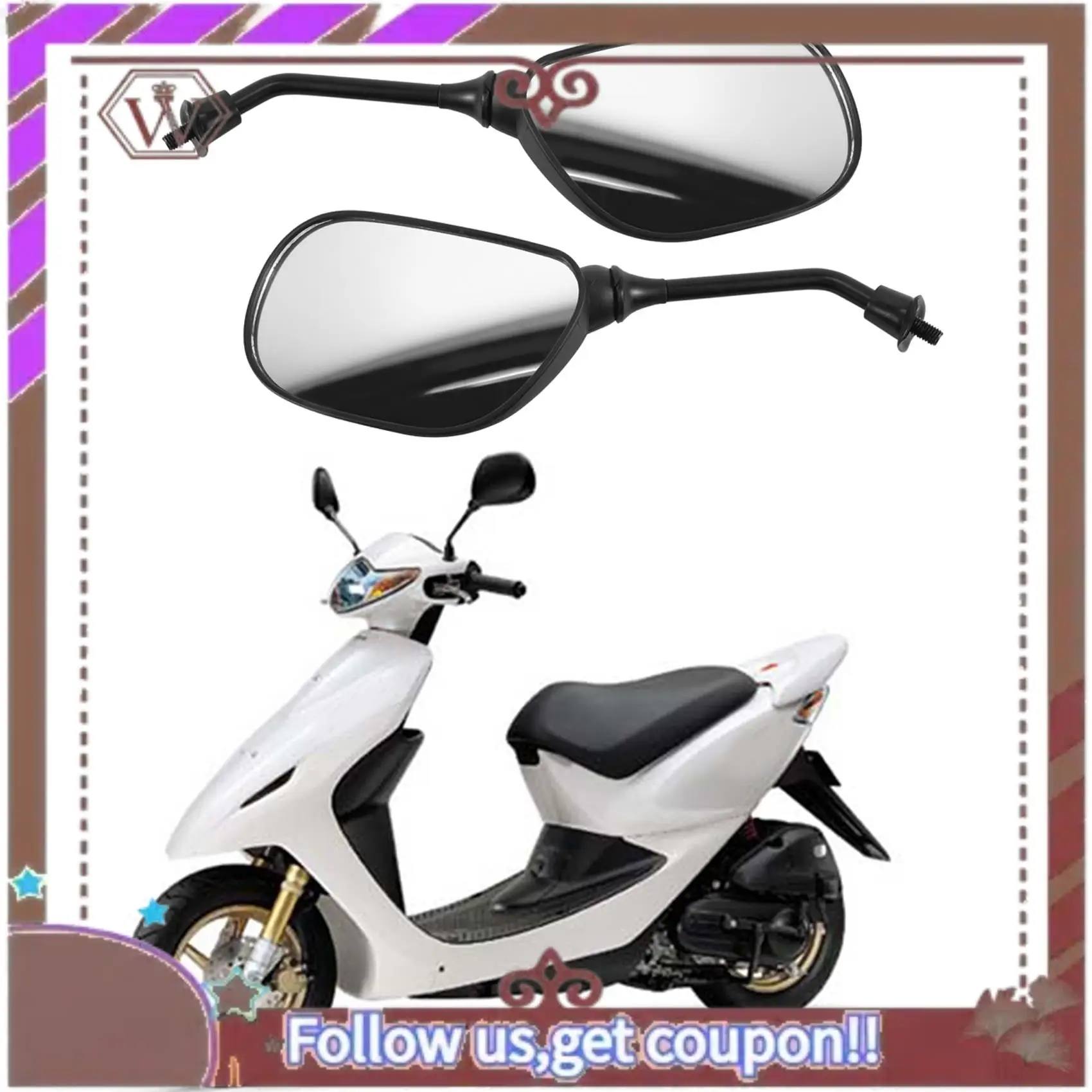 

A57E-Motorcycle Rearview Mirror Modified Mirror Suitable For Honda DIO ZX/Z4 AF18 AF27 AF28 AF34 AF35 AF56 AF57 AF62