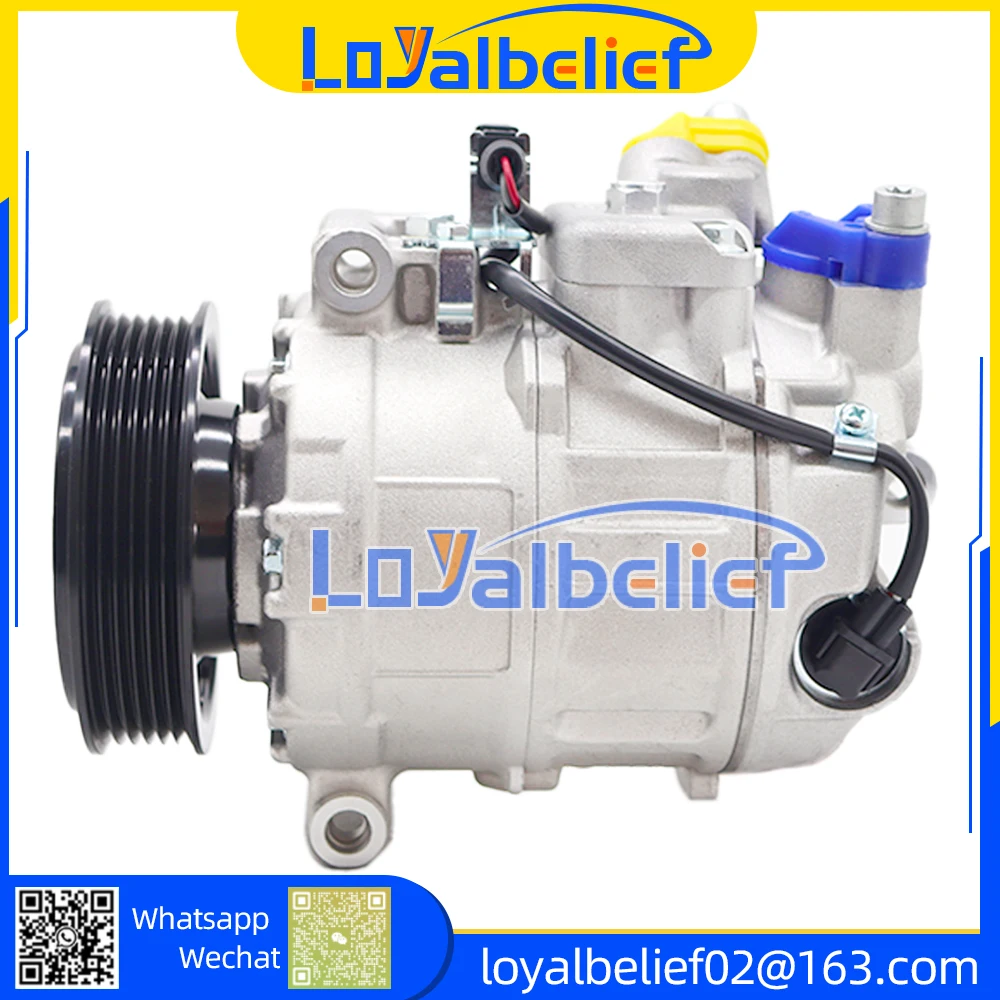 Auto AC Compressor For VW Transporter T5 Multivan Amarok 7SEU17C 7E0820803 7E0820803F 7E0820803J 7E0820803A 7E0260803G