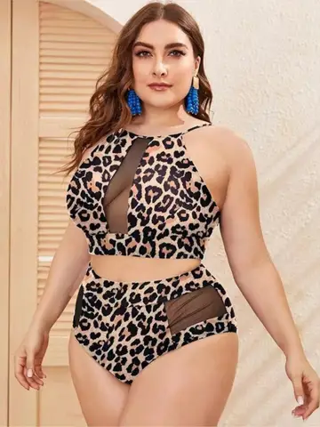 Grande taille taille haute Bikini femmes Push Up grande taille maillot de bain 2025 été Mujer grande taille ventre contrôle maillots de bain Bikini ensembles