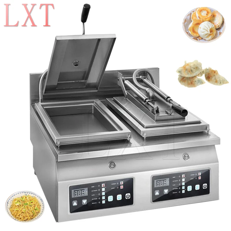 

Single Dumpling Pan Commercial Fried Multifunctional Electric Steak Dumpling Frying Machine Japan Fried Gyoza Cooker