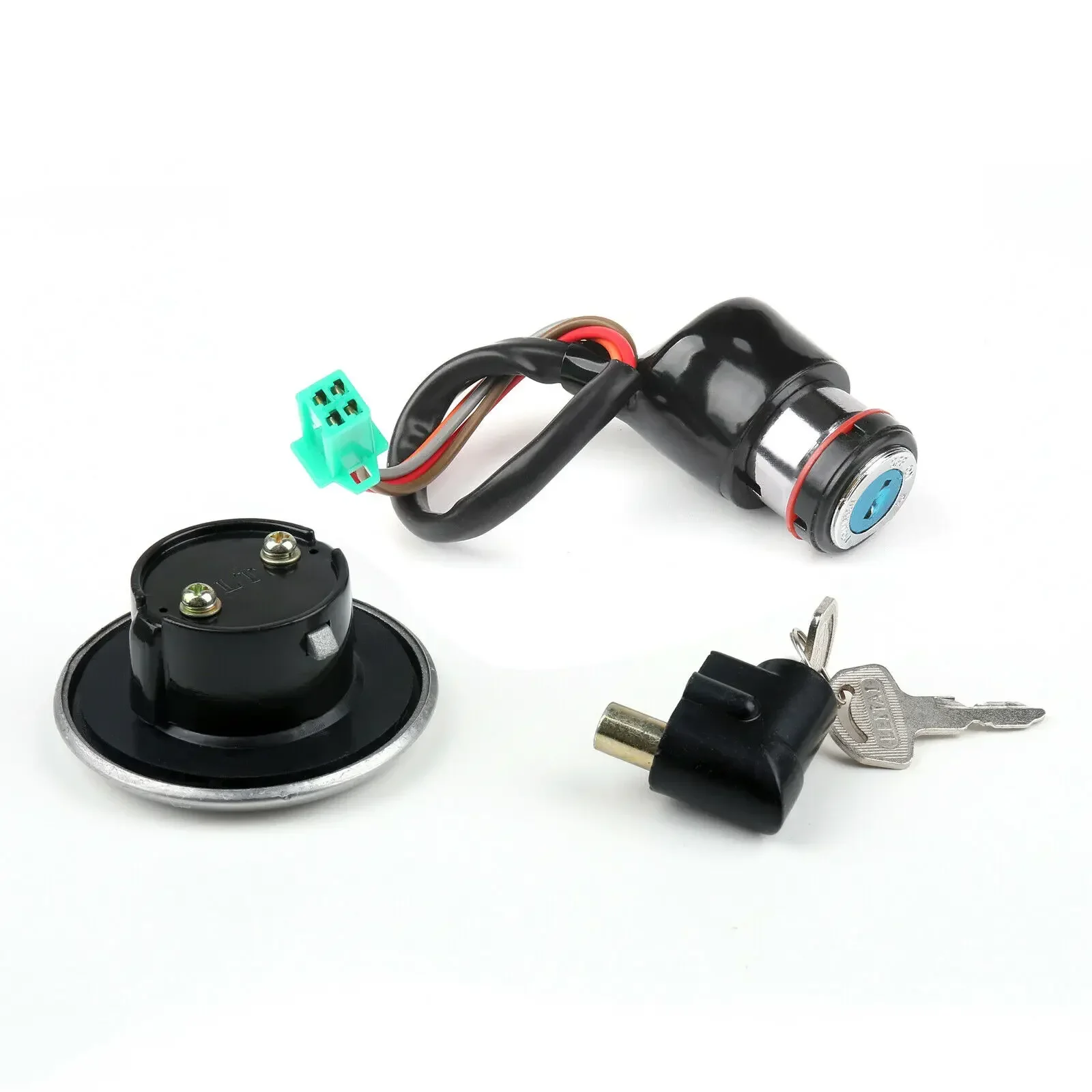 Ignition Switch Fuel Gas Cap Steering Lock Key Set for Suzuki GN125 1982 1983 1984 1985 1986 1987 1988 1989 1990 1991-2001 82-01