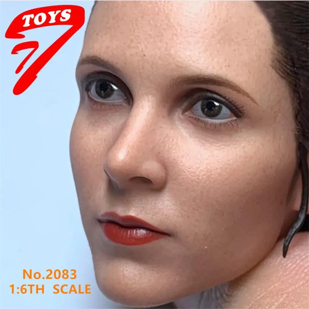 1/6 Princess Leia Head Sculpt Carrie Fisher Head Carving Model Fit 12 ''Female Action Figure Body