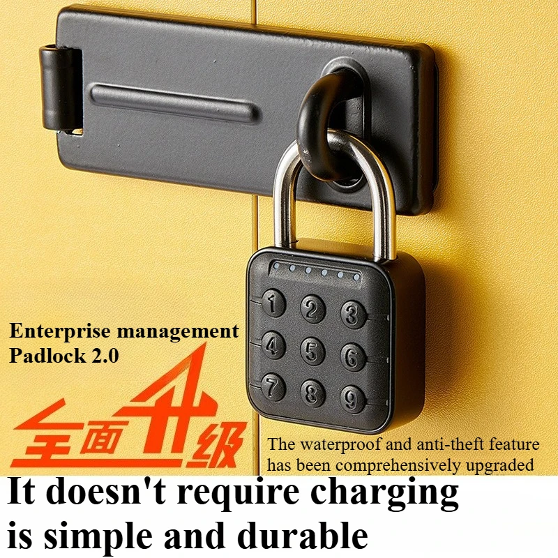 Keyless Combination Locker Lock 6 Digit Codes Padlock for Outdoor Easy Use Pad Lock with Code for Gym School Locker Fence