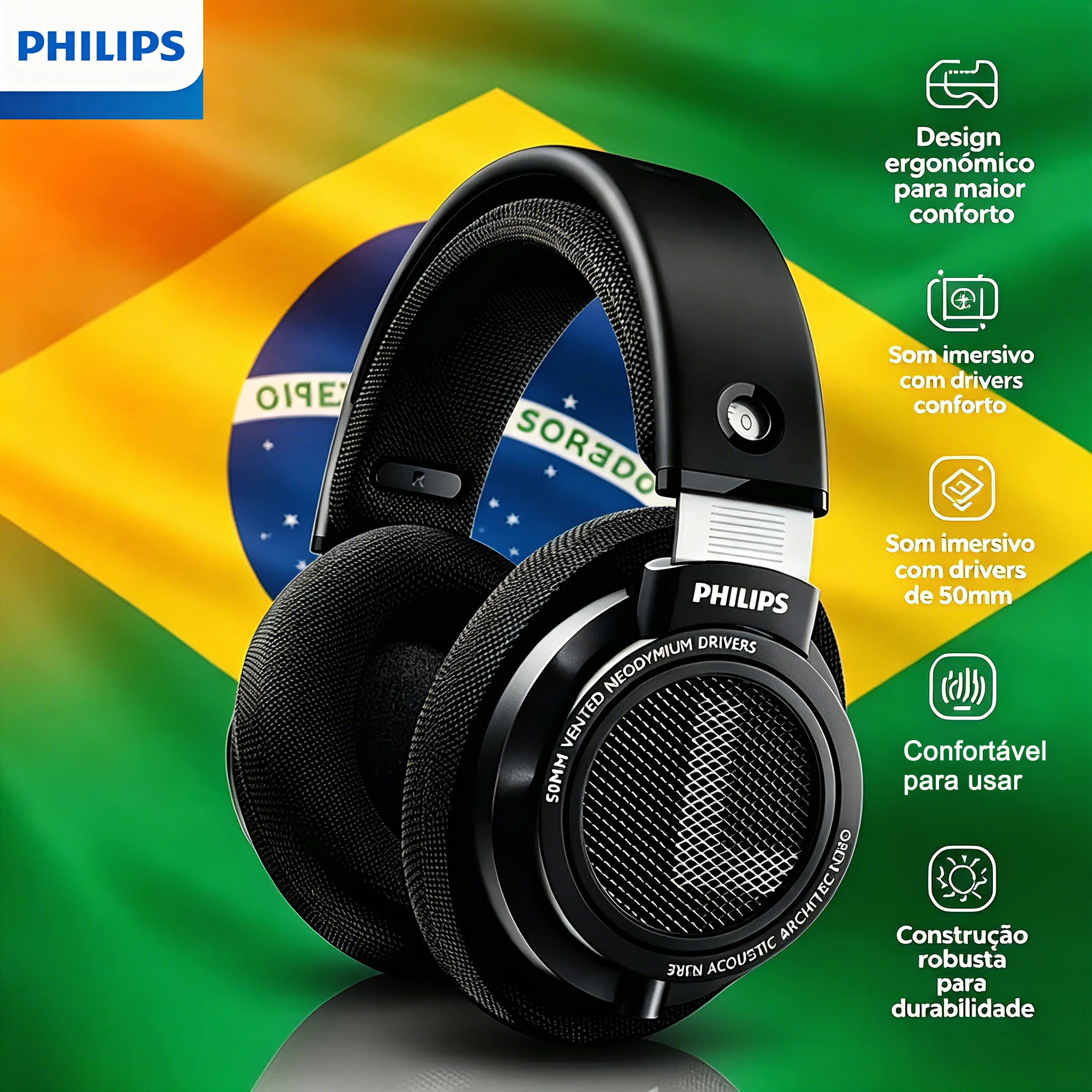 philips-shp9500-headphones-hifi-stereo-earphone-monitor-class-music-earbuds-e-sports-game-universal-head-mounted-wired-headset