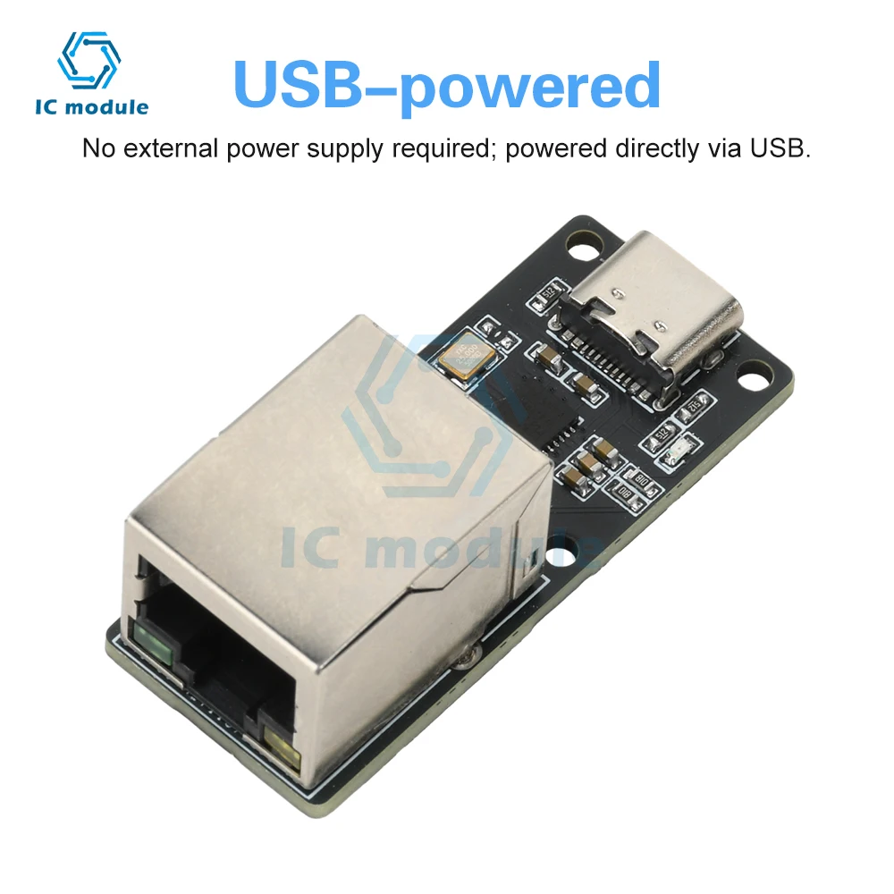 

CH397A USB to RJ45 Ethernet Module 100Mbps Usb Network Card Type C Mini Portable Design Stable Performance