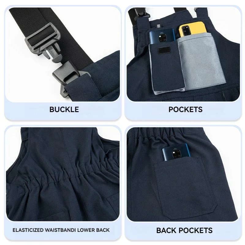 Overalls für Herren, Mechaniker, Arbeitskleidung, mehrere Taschen, Arbeitsschutz, Arbeitskleidung, Arbeiter, Werkstattuniformen