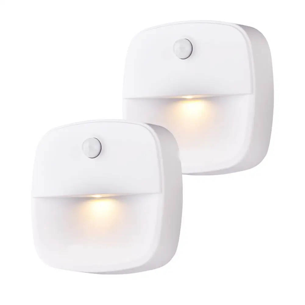 Battery-Powered Motion Sensor Night Light - Stick-On LED for Easy Installation